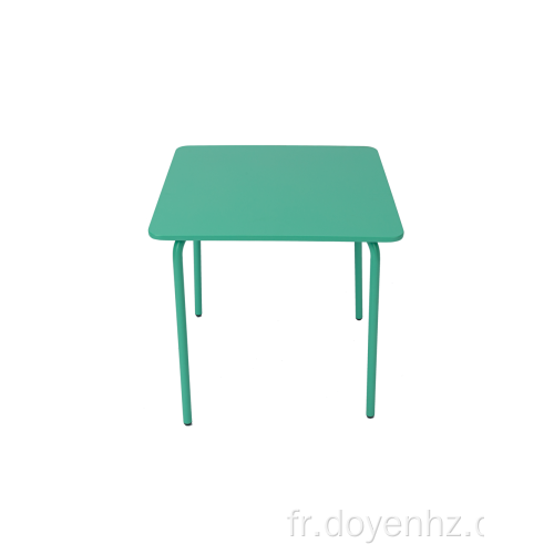 Table pliable carrée en métal de 48 cm pour enfants